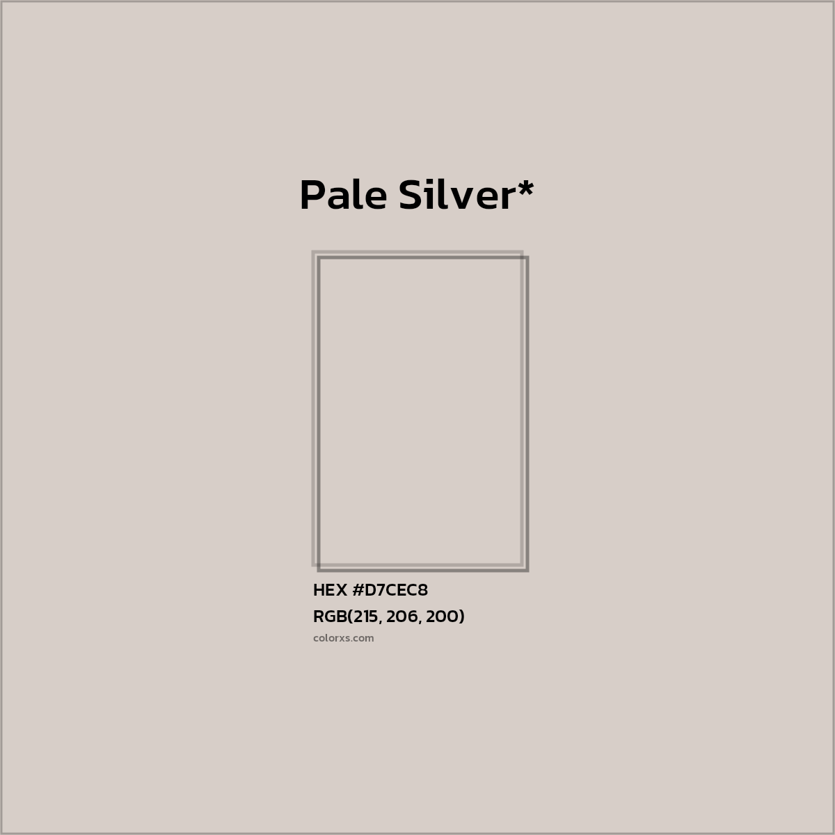 HEX #D7CEC8 Color Name, Color Code, Palettes, Similar Paints, Images