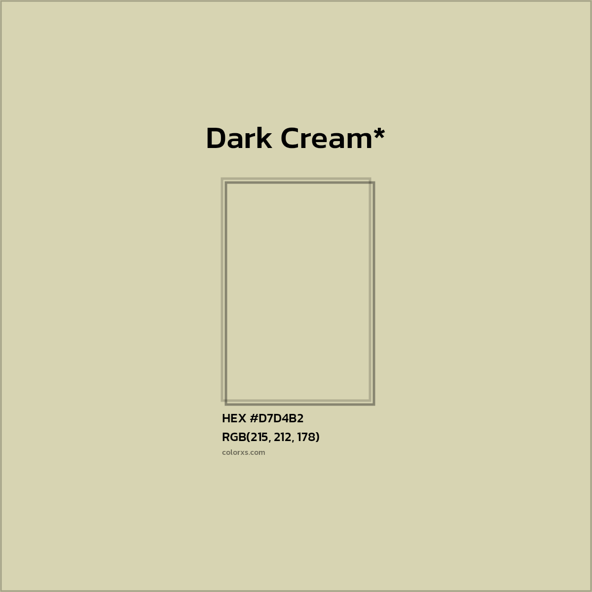 HEX #D7D4B2 Color Name, Color Code, Palettes, Similar Paints, Images