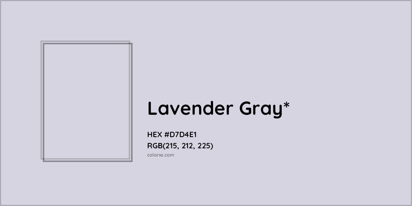 HEX #D7D4E1 Color Name, Color Code, Palettes, Similar Paints, Images
