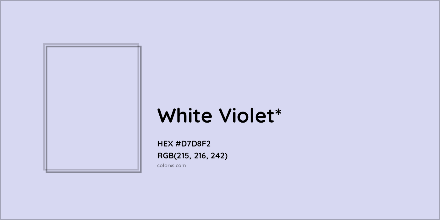 HEX #D7D8F2 Color Name, Color Code, Palettes, Similar Paints, Images