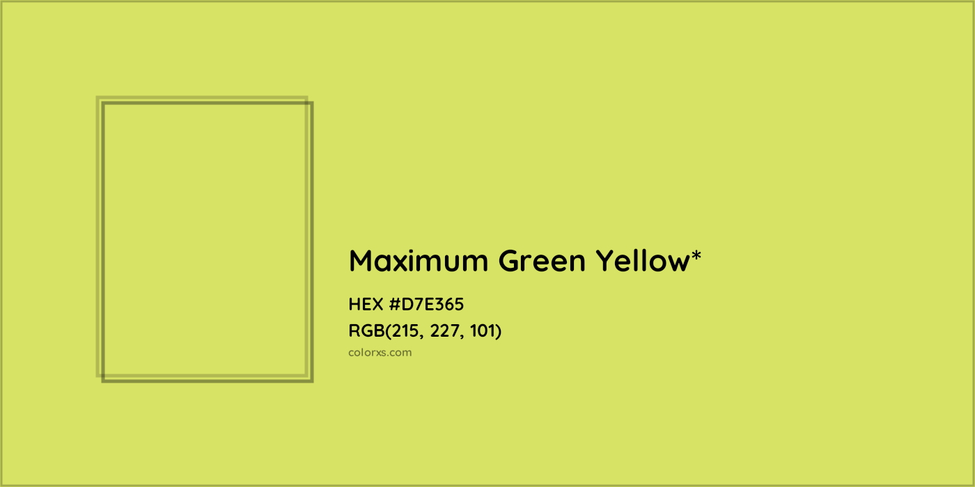 HEX #D7E365 Color Name, Color Code, Palettes, Similar Paints, Images