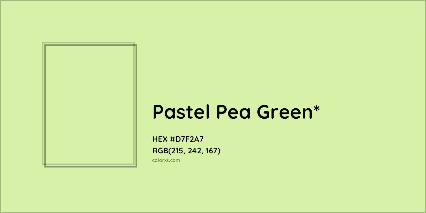 HEX #D7F2A7 Color Name, Color Code, Palettes, Similar Paints, Images