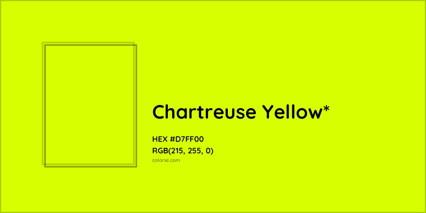 HEX #D7FF00 Color Name, Color Code, Palettes, Similar Paints, Images