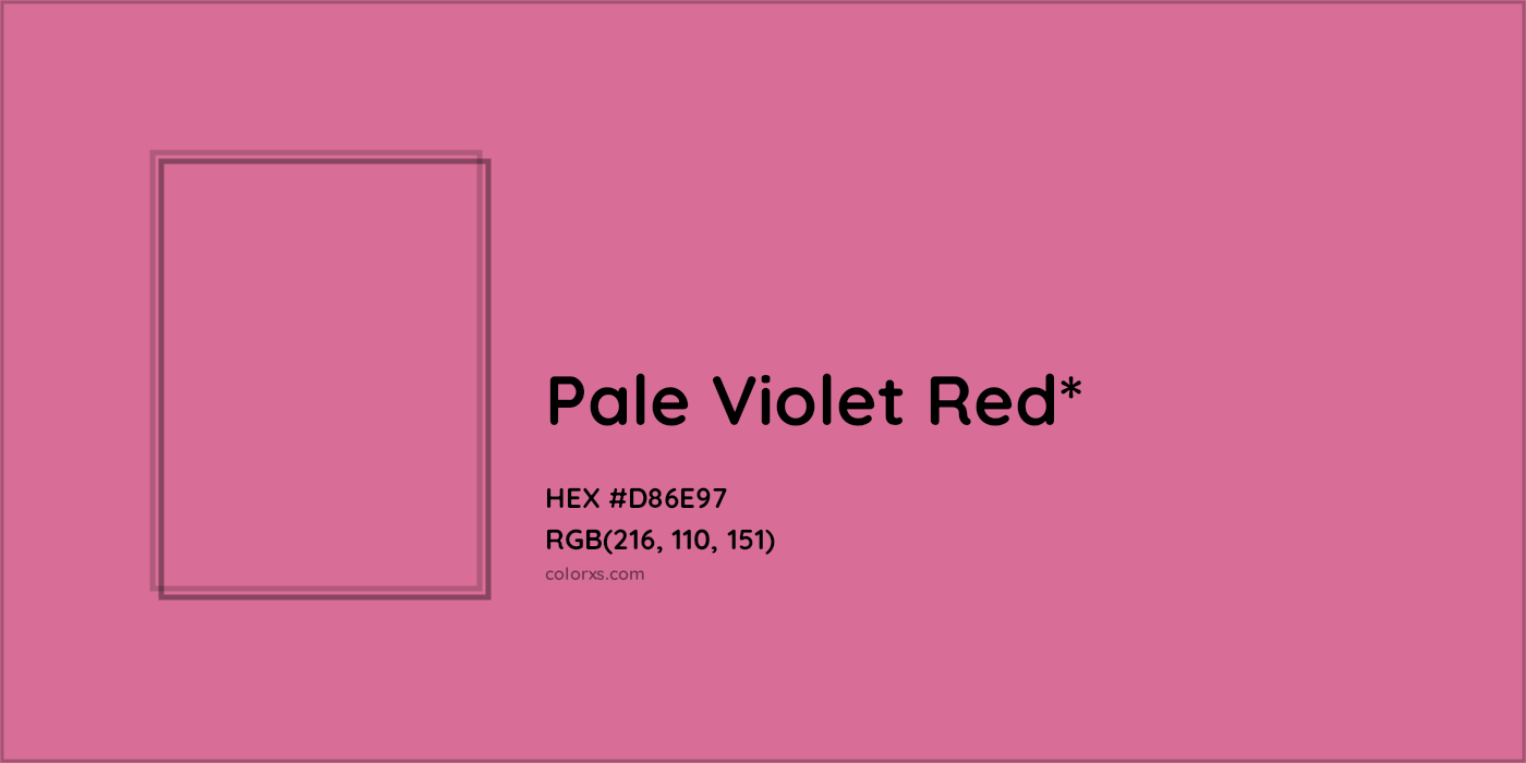 HEX #D86E97 Color Name, Color Code, Palettes, Similar Paints, Images
