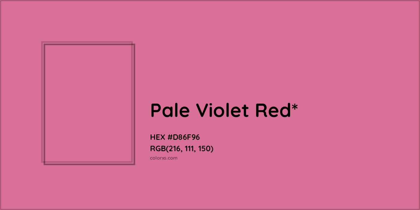 HEX #D86F96 Color Name, Color Code, Palettes, Similar Paints, Images