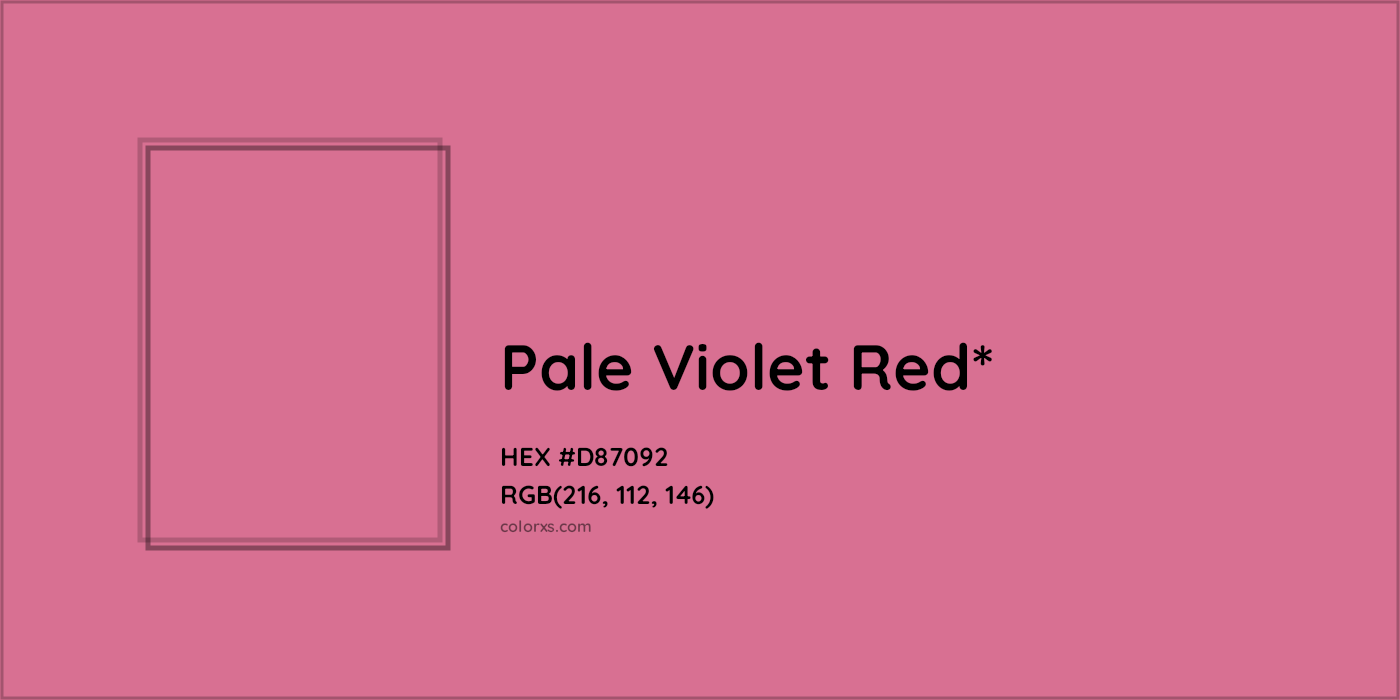 HEX #D87092 Color Name, Color Code, Palettes, Similar Paints, Images