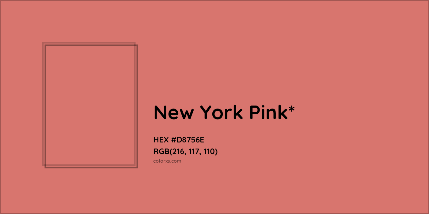 HEX #D8756E Color Name, Color Code, Palettes, Similar Paints, Images