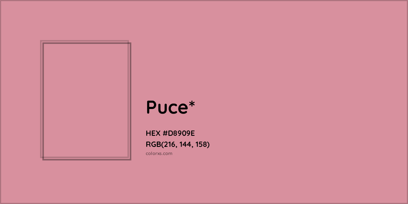 HEX #D8909E Color Name, Color Code, Palettes, Similar Paints, Images