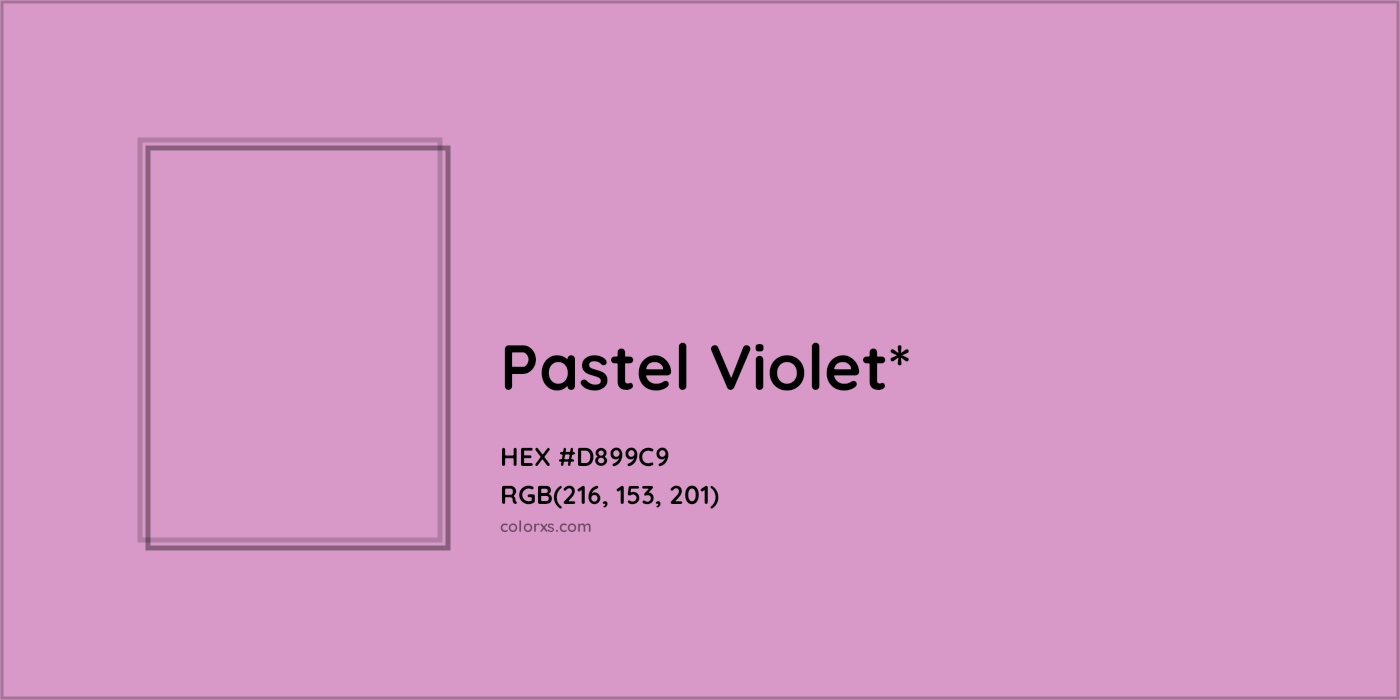 HEX #D899C9 Color Name, Color Code, Palettes, Similar Paints, Images