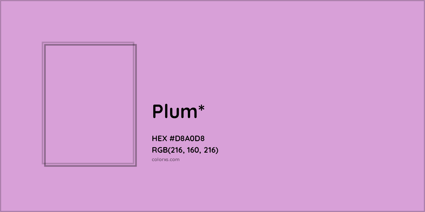 HEX #D8A0D8 Color Name, Color Code, Palettes, Similar Paints, Images