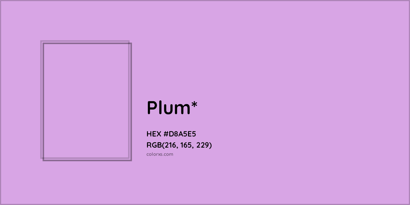 HEX #D8A5E5 Color Name, Color Code, Palettes, Similar Paints, Images