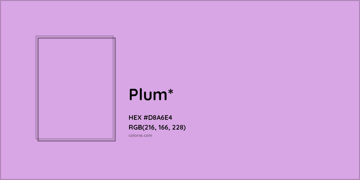 HEX #D8A6E4 Color Name, Color Code, Palettes, Similar Paints, Images