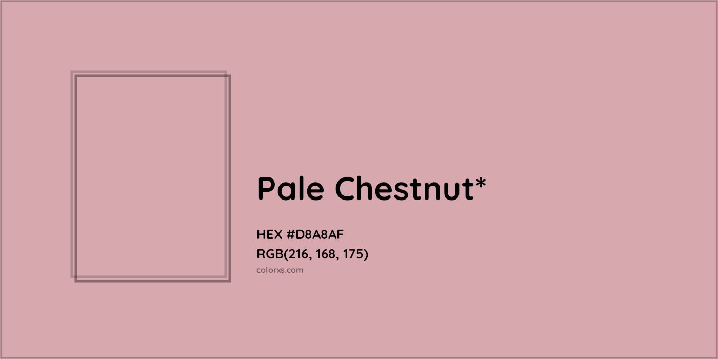 HEX #D8A8AF Color Name, Color Code, Palettes, Similar Paints, Images