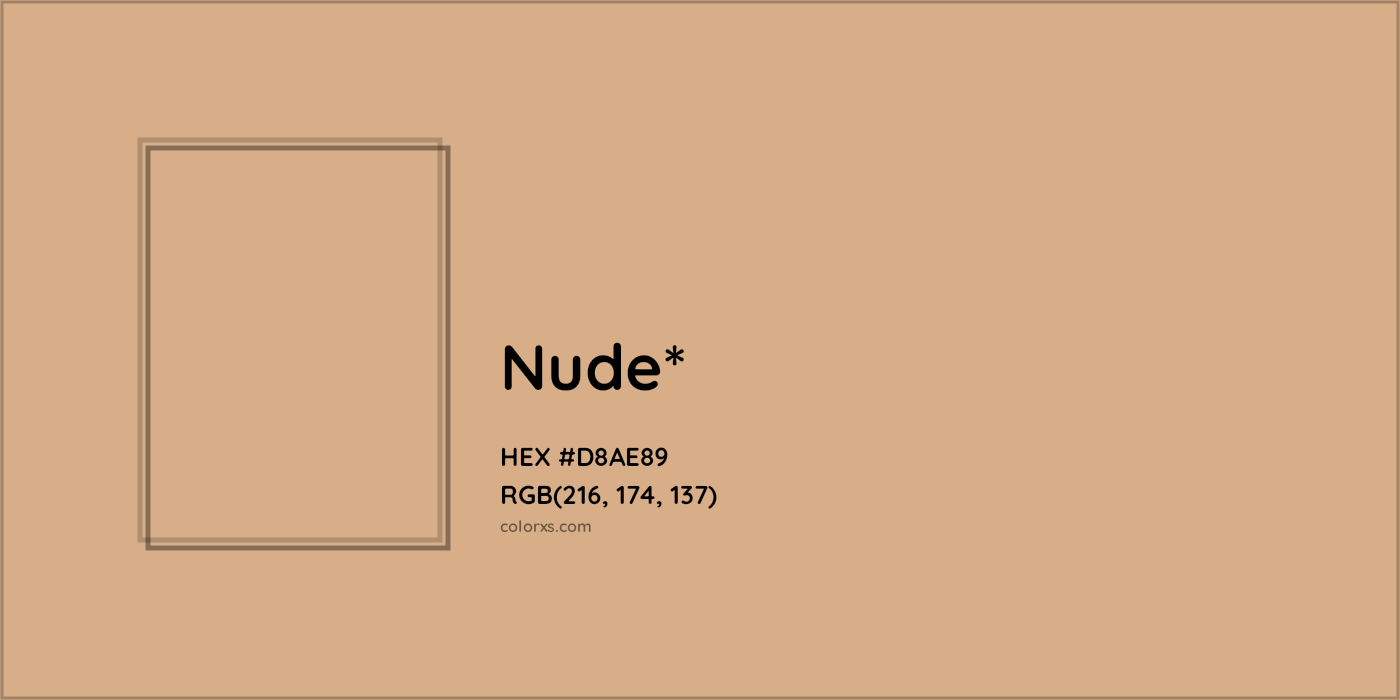 HEX #D8AE89 Color Name, Color Code, Palettes, Similar Paints, Images