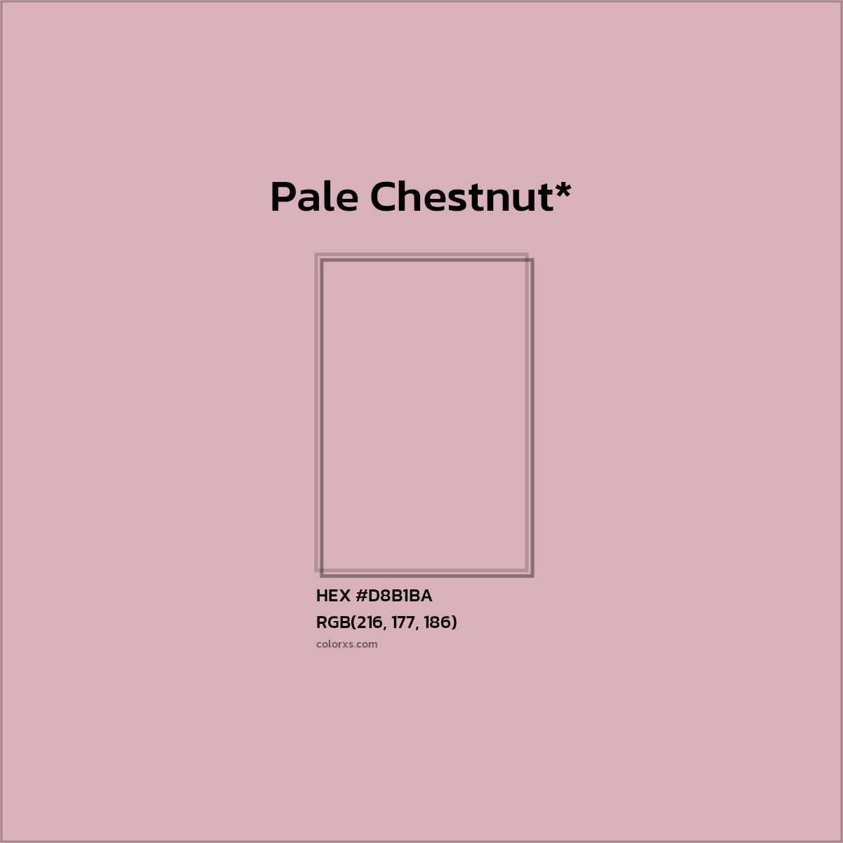 HEX #D8B1BA Color Name, Color Code, Palettes, Similar Paints, Images