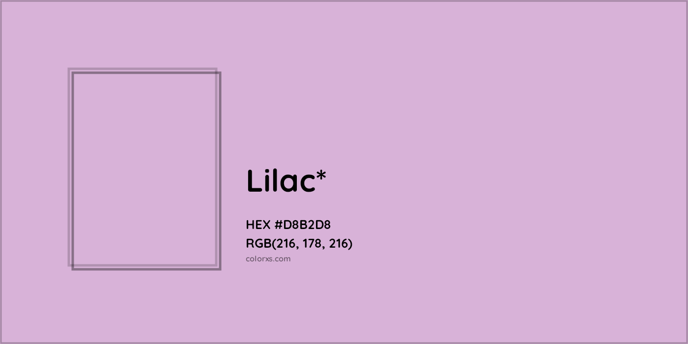 HEX #D8B2D8 Color Name, Color Code, Palettes, Similar Paints, Images