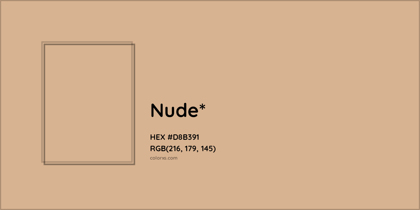 HEX #D8B391 Color Name, Color Code, Palettes, Similar Paints, Images
