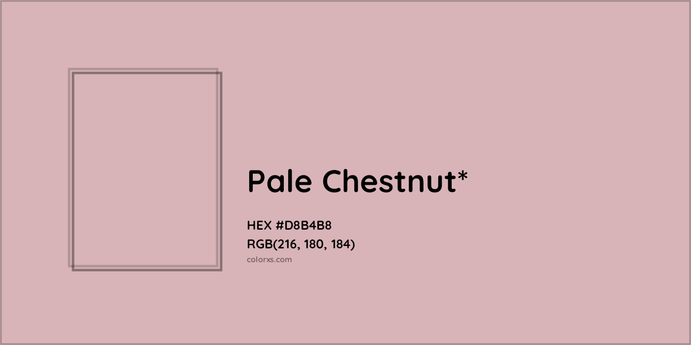 HEX #D8B4B8 Color Name, Color Code, Palettes, Similar Paints, Images