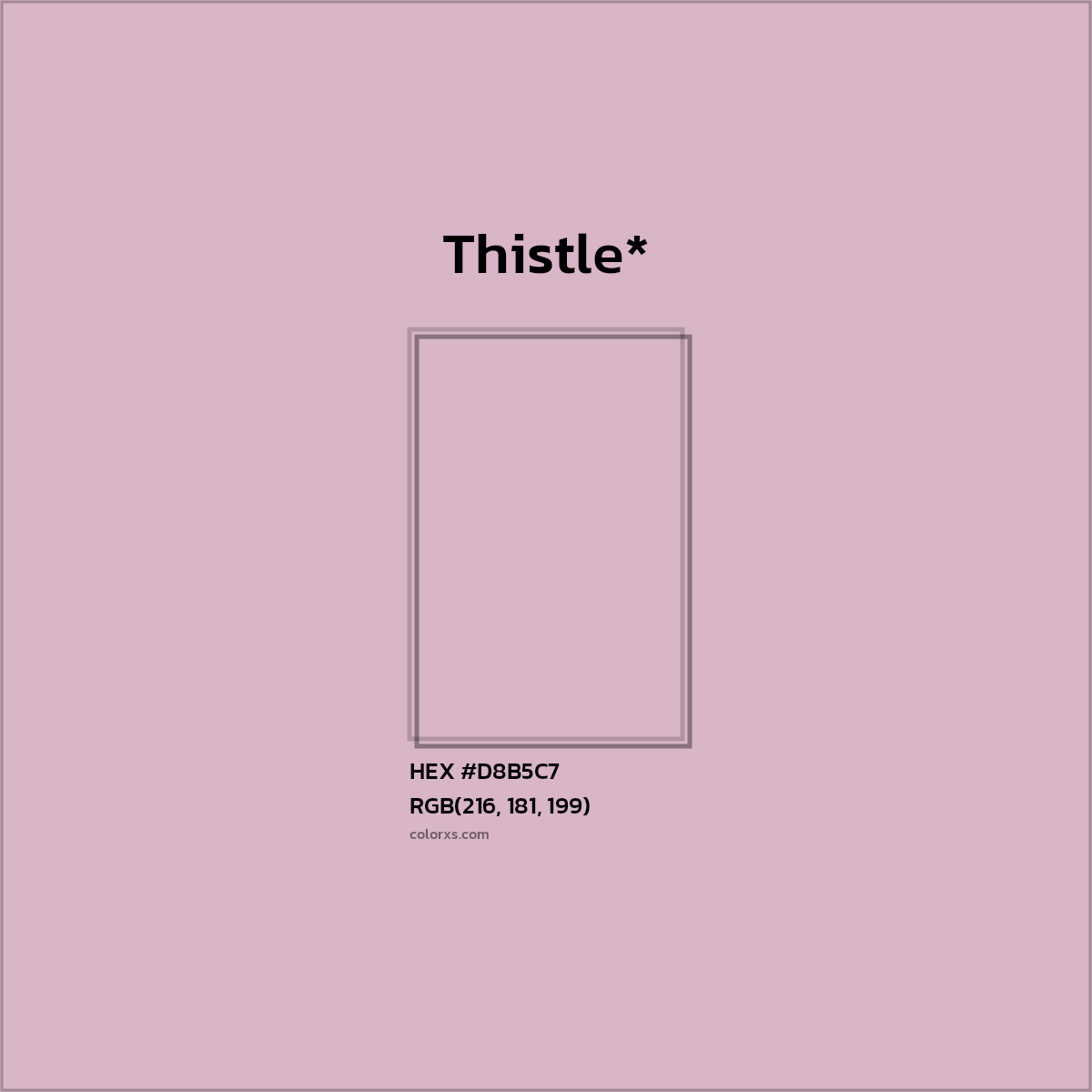 HEX #D8B5C7 Color Name, Color Code, Palettes, Similar Paints, Images