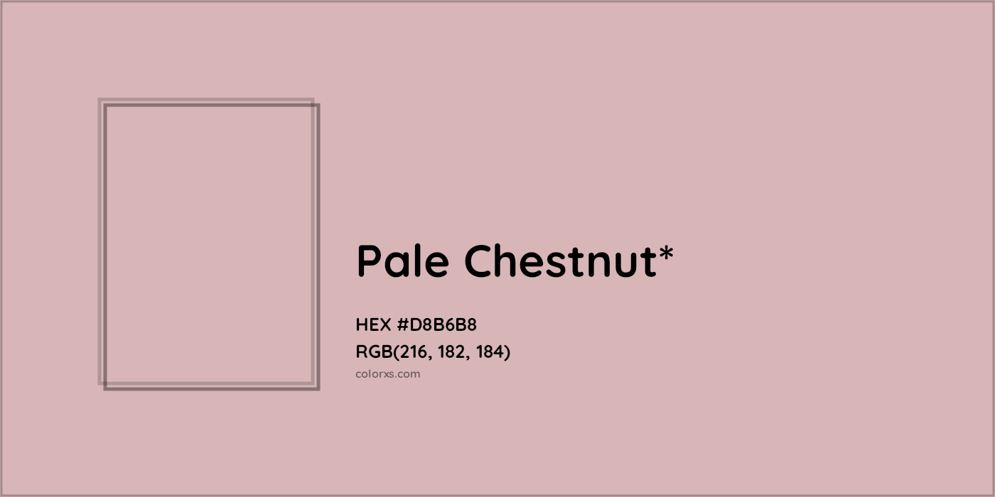 HEX #D8B6B8 Color Name, Color Code, Palettes, Similar Paints, Images