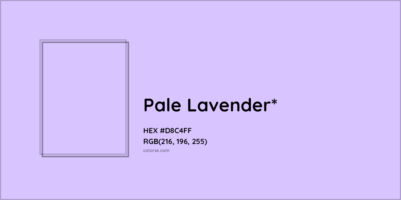 HEX #D8C4FF Color Name, Color Code, Palettes, Similar Paints, Images