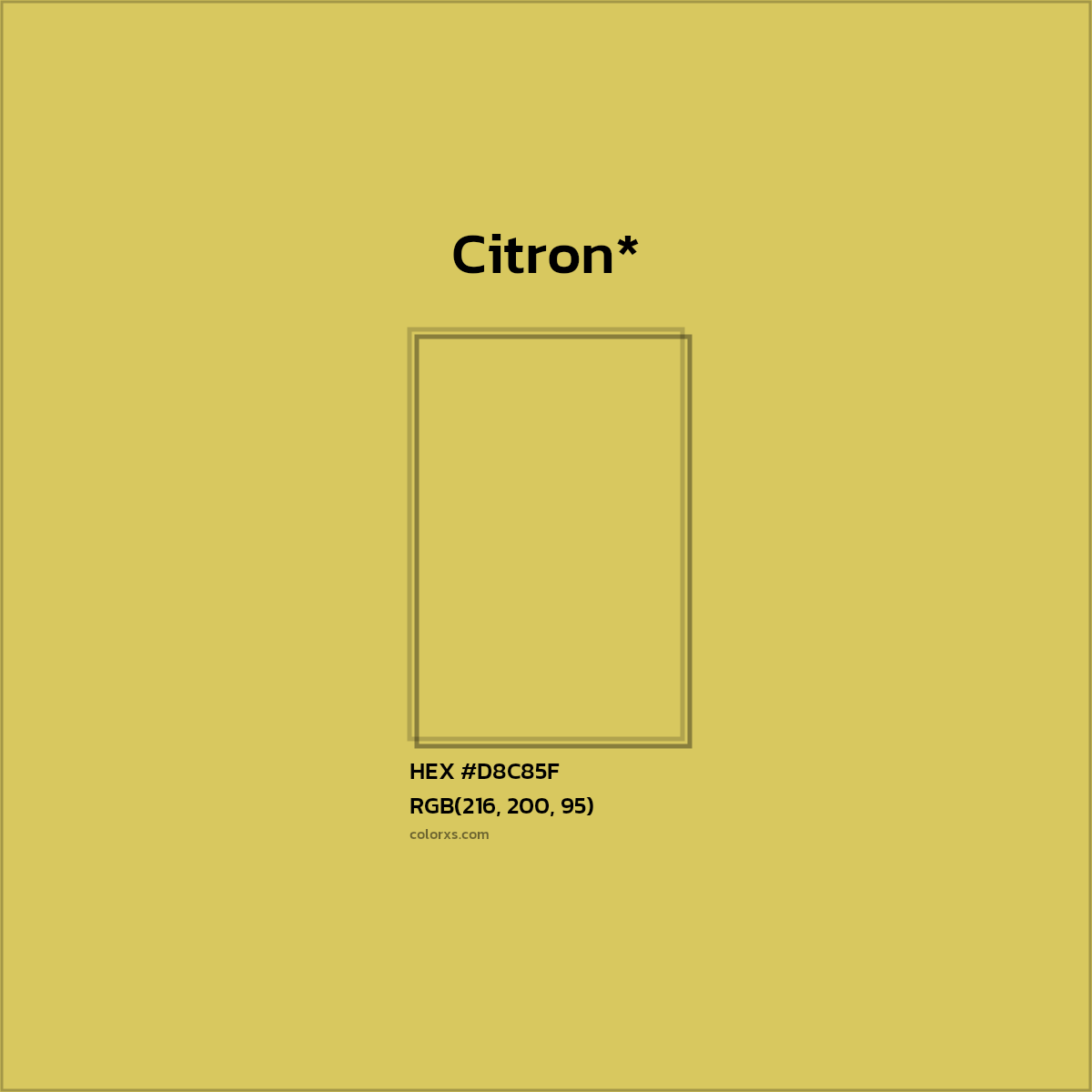 HEX #D8C85F Color Name, Color Code, Palettes, Similar Paints, Images