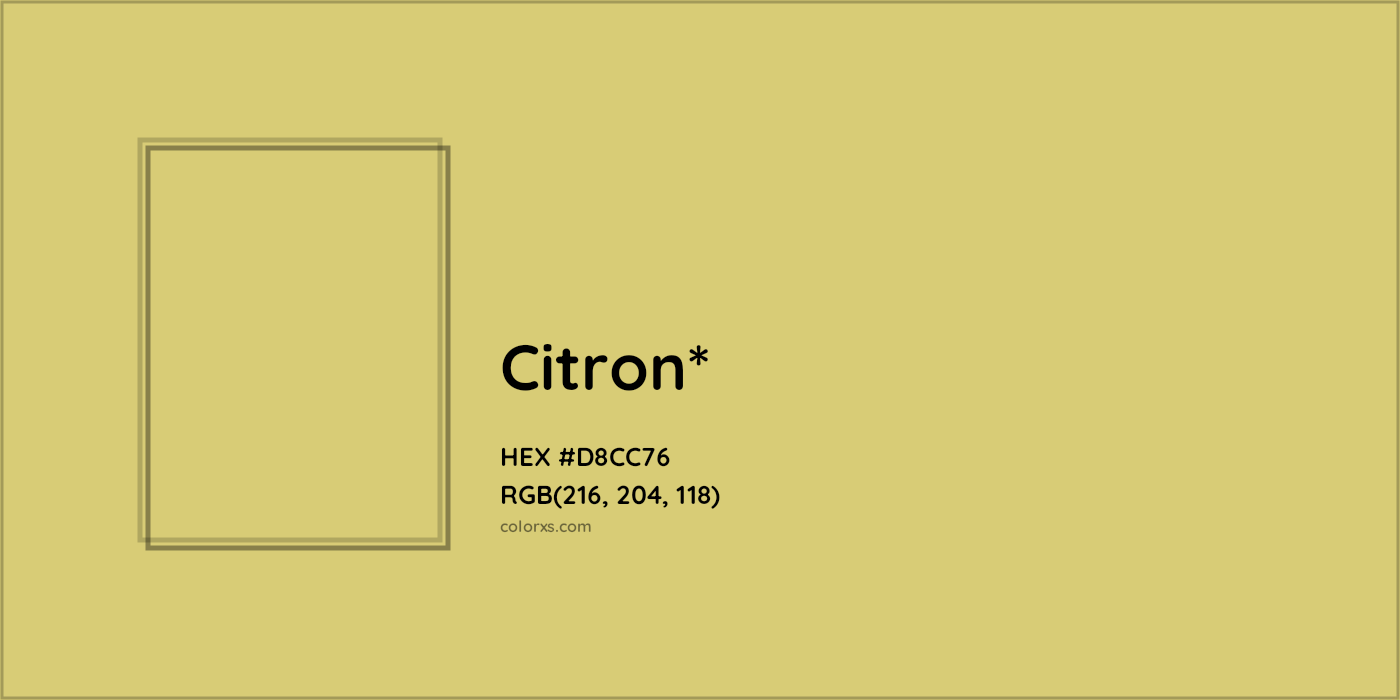 HEX #D8CC76 Color Name, Color Code, Palettes, Similar Paints, Images