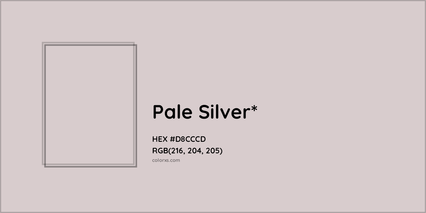 HEX #D8CCCD Color Name, Color Code, Palettes, Similar Paints, Images