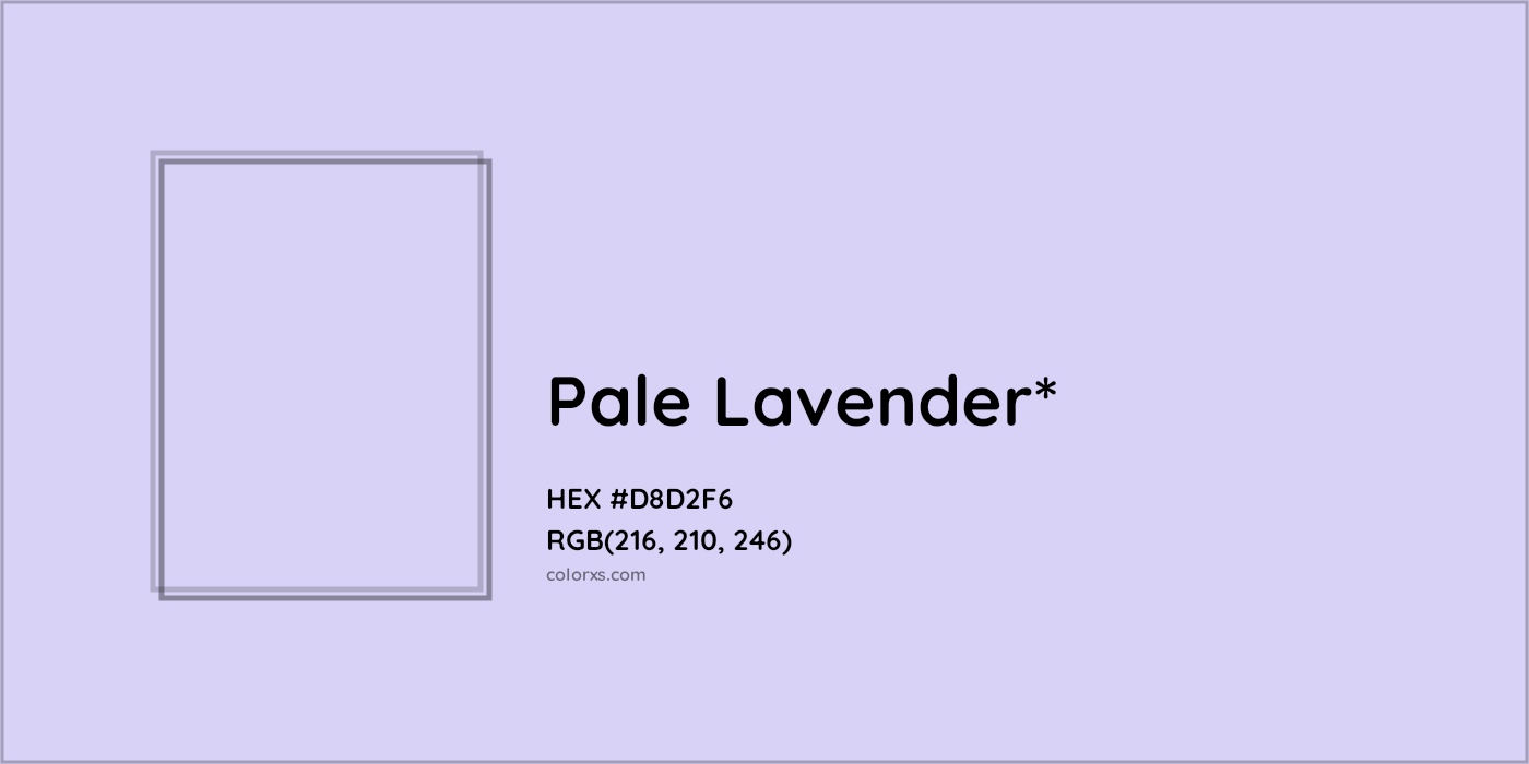 HEX #D8D2F6 Color Name, Color Code, Palettes, Similar Paints, Images