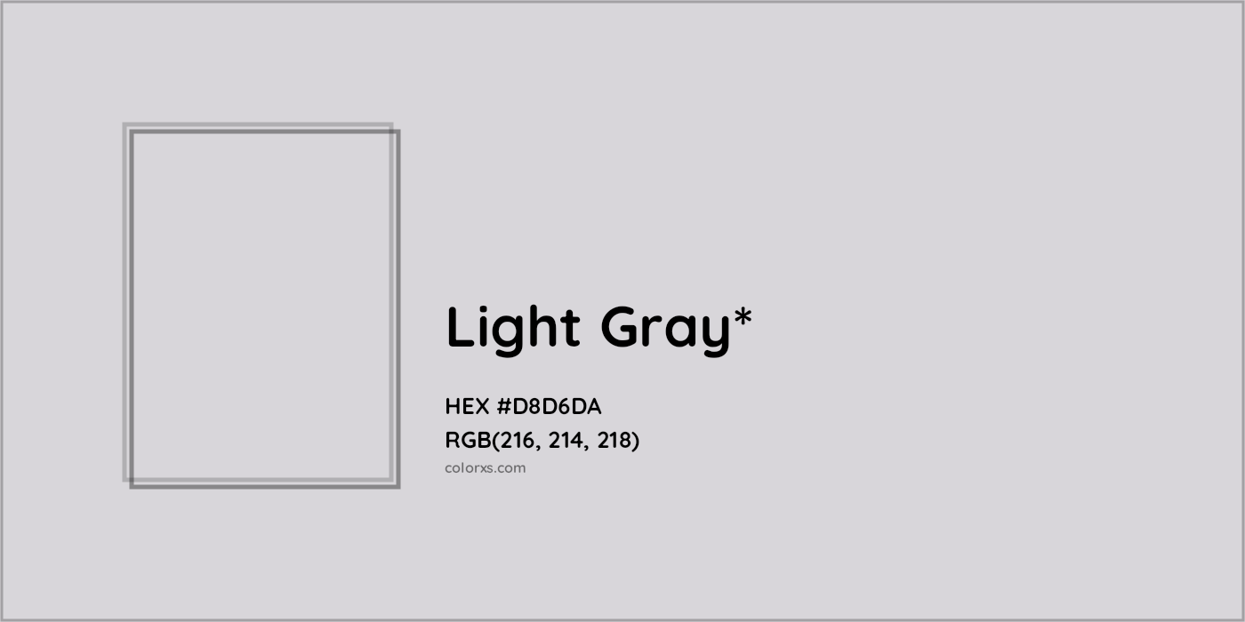 HEX #D8D6DA Color Name, Color Code, Palettes, Similar Paints, Images