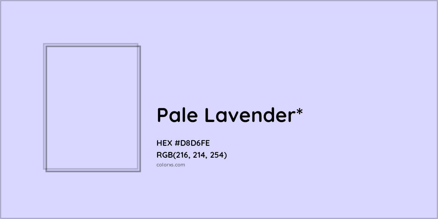 HEX #D8D6FE Color Name, Color Code, Palettes, Similar Paints, Images