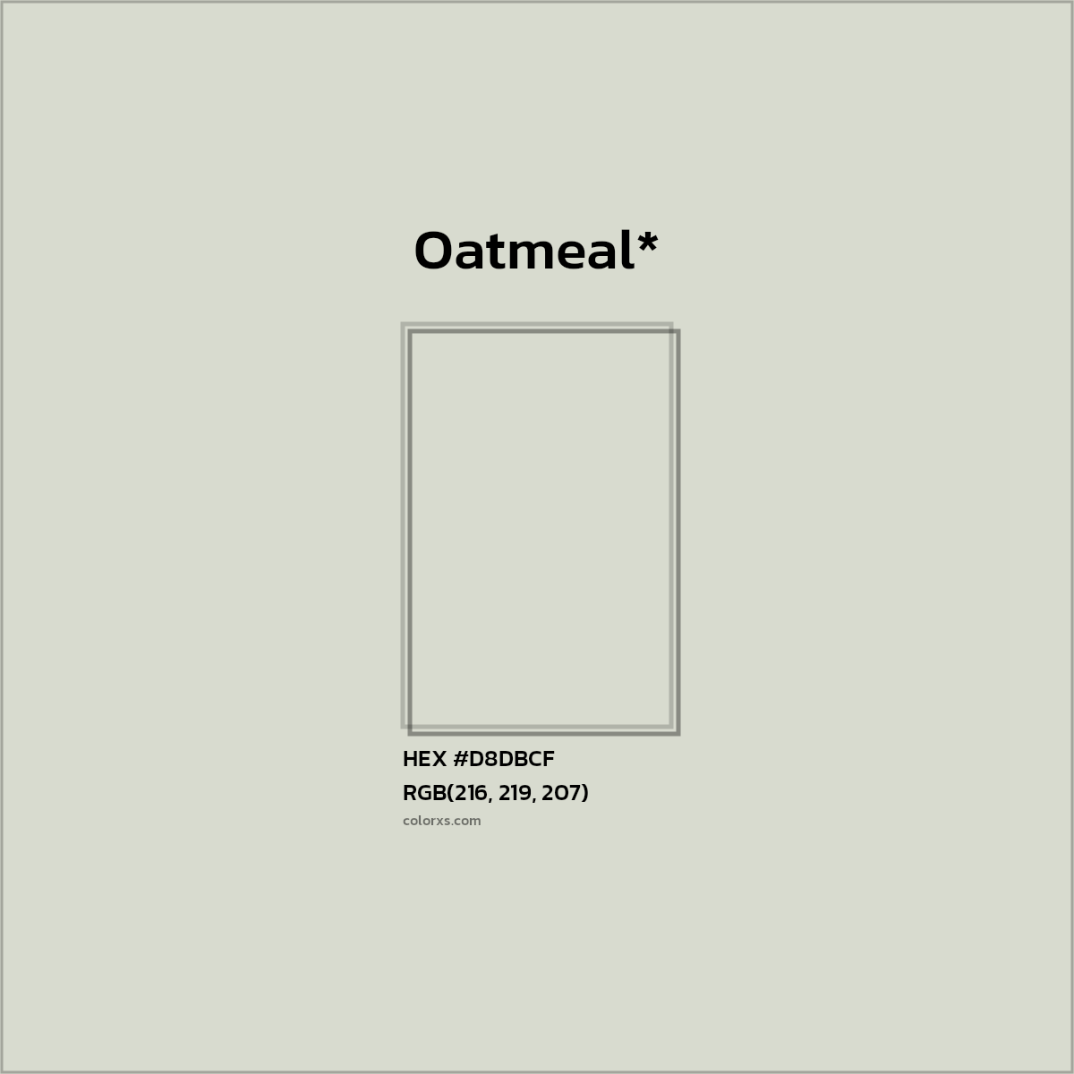 HEX #D8DBCF Color Name, Color Code, Palettes, Similar Paints, Images