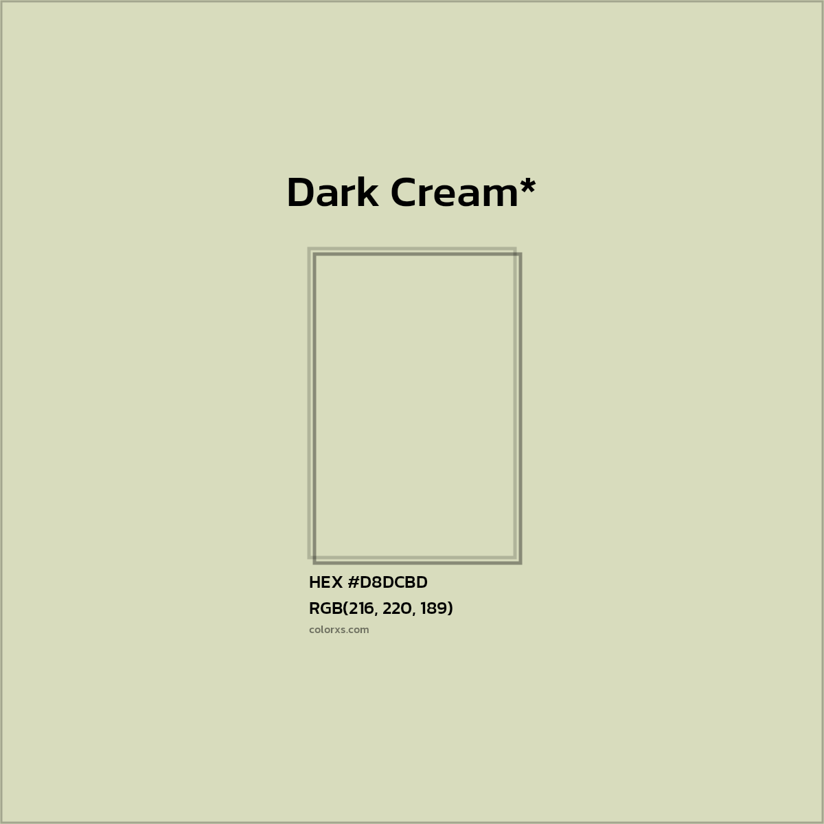 HEX #D8DCBD Color Name, Color Code, Palettes, Similar Paints, Images
