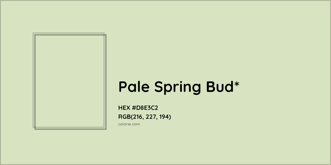 HEX #D8E3C2 Color Name, Color Code, Palettes, Similar Paints, Images