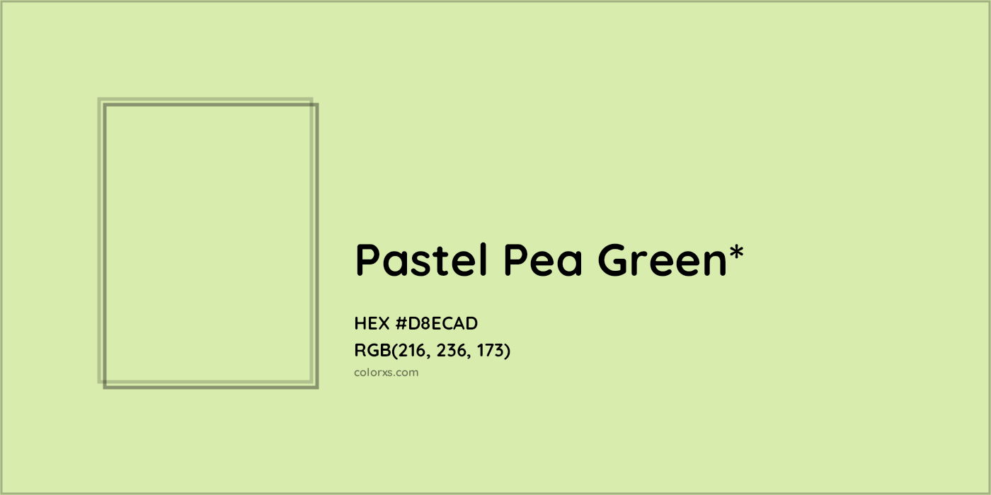 HEX #D8ECAD Color Name, Color Code, Palettes, Similar Paints, Images