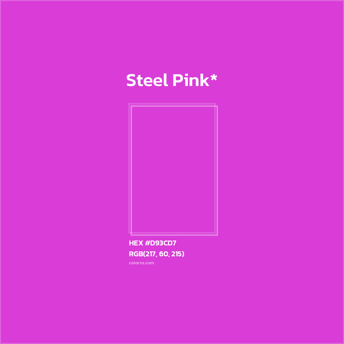 HEX #D93CD7 Color Name, Color Code, Palettes, Similar Paints, Images