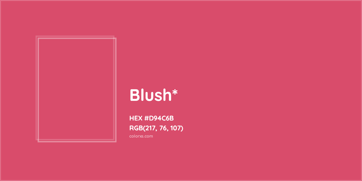 HEX #D94C6B Color Name, Color Code, Palettes, Similar Paints, Images