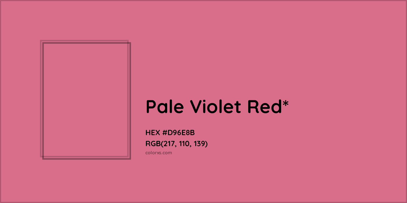 HEX #D96E8B Color Name, Color Code, Palettes, Similar Paints, Images