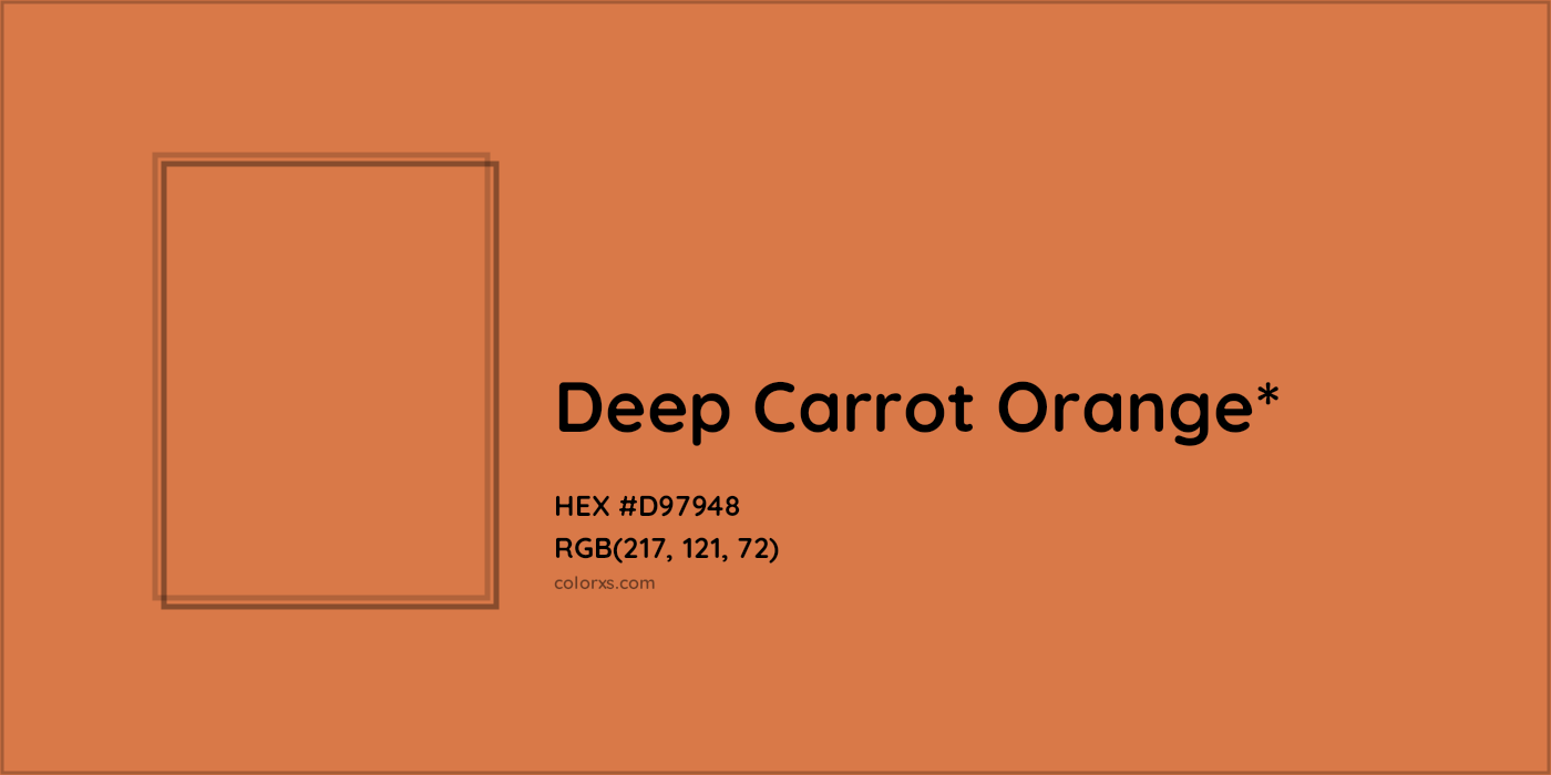 HEX #D97948 Color Name, Color Code, Palettes, Similar Paints, Images