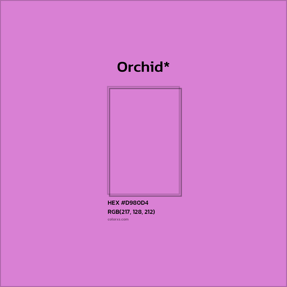 HEX #D980D4 Color Name, Color Code, Palettes, Similar Paints, Images