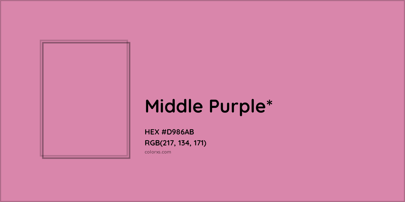 HEX #D986AB Color Name, Color Code, Palettes, Similar Paints, Images