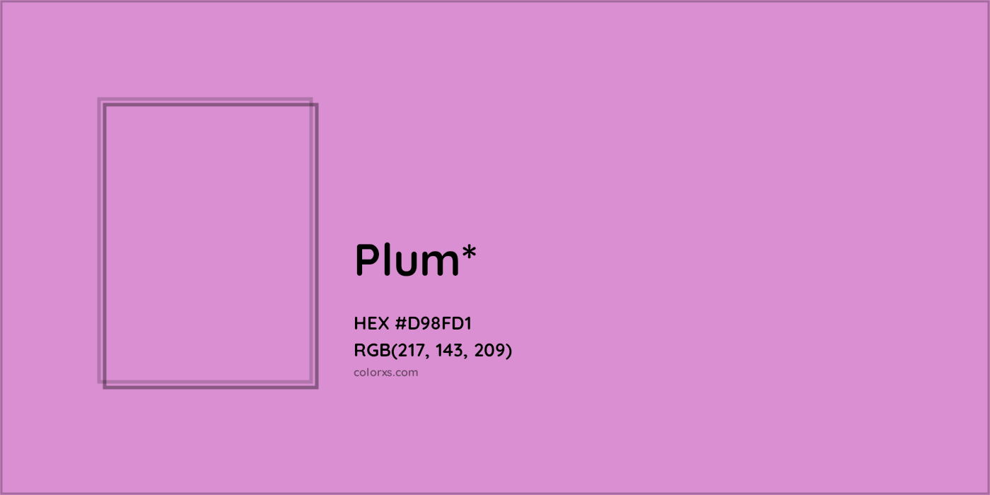 HEX #D98FD1 Color Name, Color Code, Palettes, Similar Paints, Images