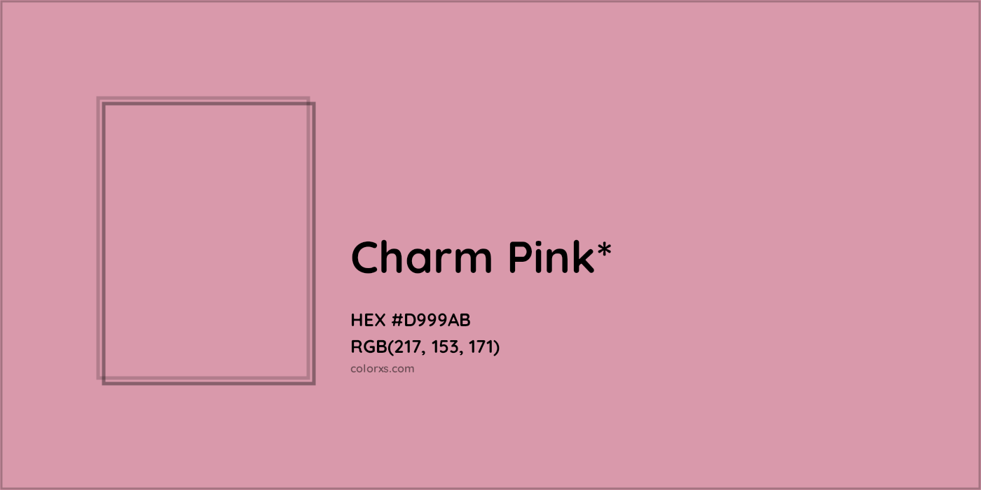 HEX #D999AB Color Name, Color Code, Palettes, Similar Paints, Images