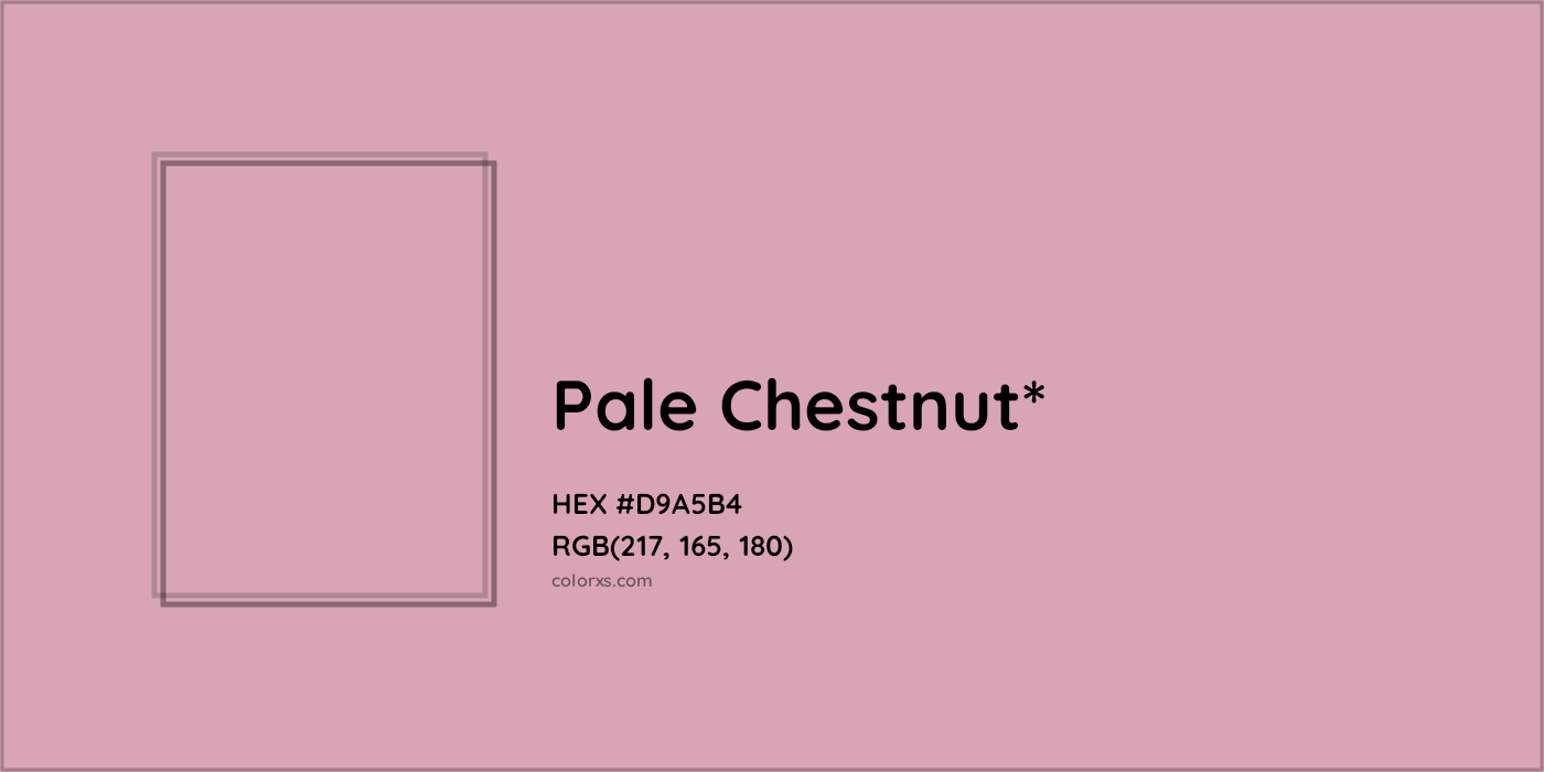 HEX #D9A5B4 Color Name, Color Code, Palettes, Similar Paints, Images