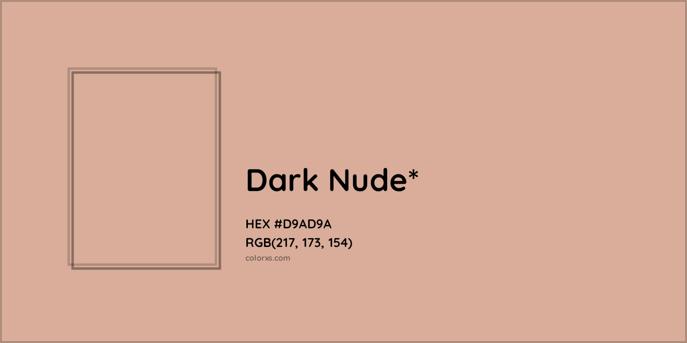 HEX #D9AD9A Color Name, Color Code, Palettes, Similar Paints, Images