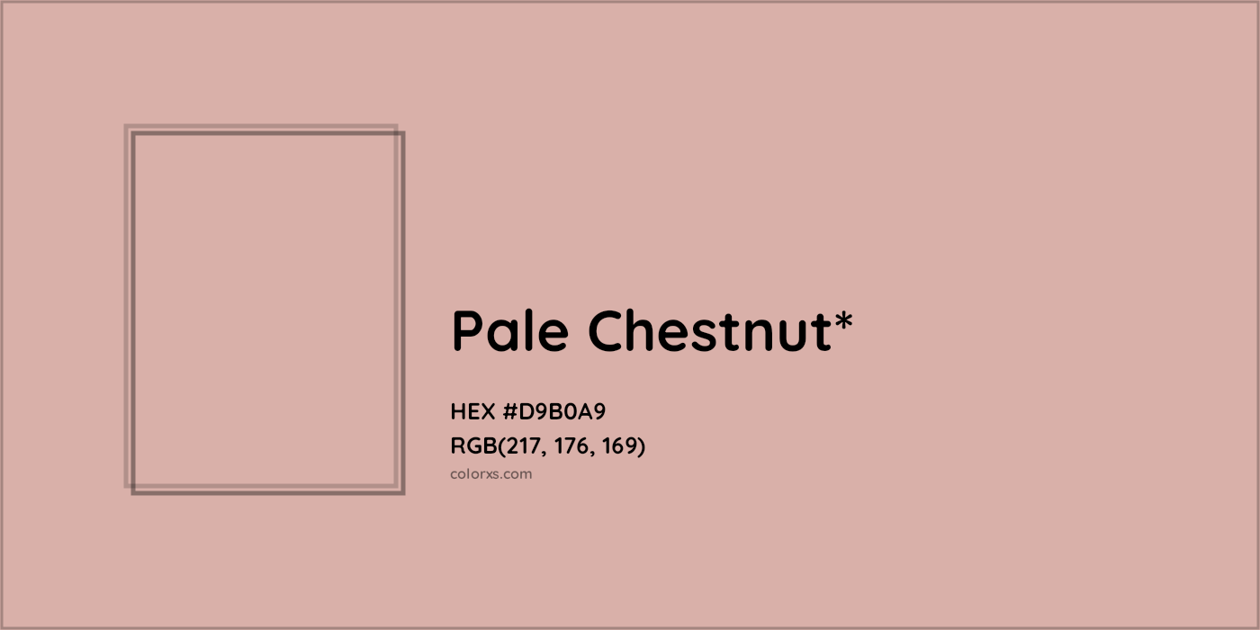 HEX #D9B0A9 Color Name, Color Code, Palettes, Similar Paints, Images