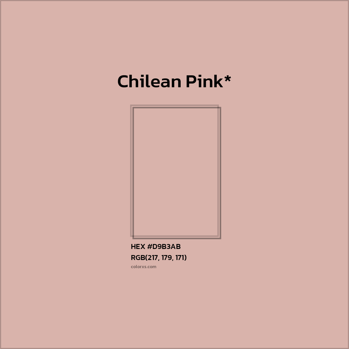HEX #D9B3AB Color Name, Color Code, Palettes, Similar Paints, Images