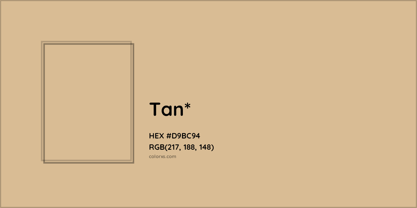 HEX #D9BC94 Color Name, Color Code, Palettes, Similar Paints, Images