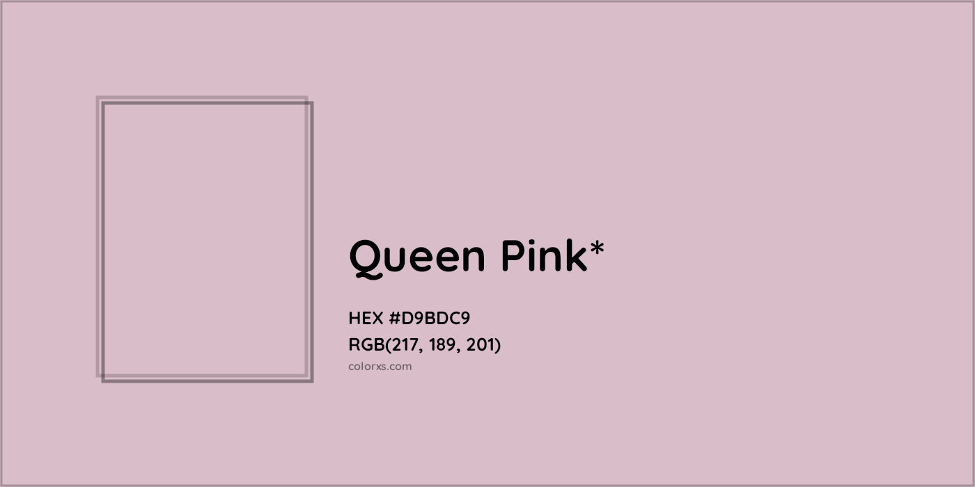 HEX #D9BDC9 Color Name, Color Code, Palettes, Similar Paints, Images