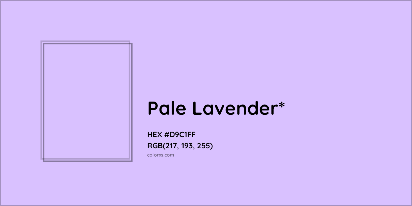 HEX #D9C1FF Color Name, Color Code, Palettes, Similar Paints, Images